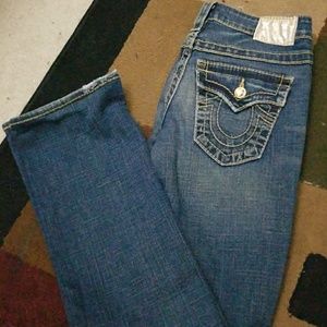 True Religion Disco Billy Big T Swardvski skinny